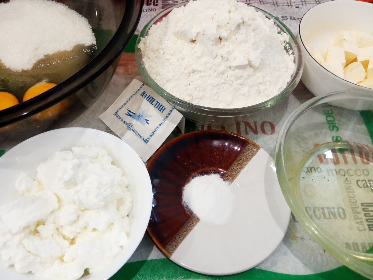 Ингредиенты для приготовления печенья