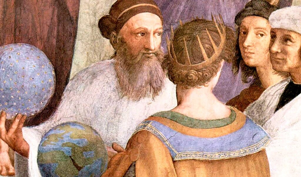 Заратустра на картине Рафаэля "Афинская школа" 1510 — 1511 