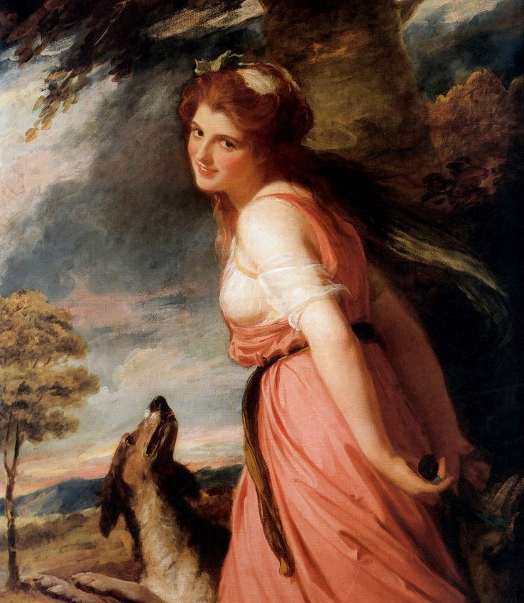 Эмма в роли вакханки. Джордж Ромни.