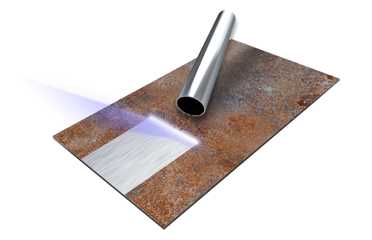 Лазерная очистка металла