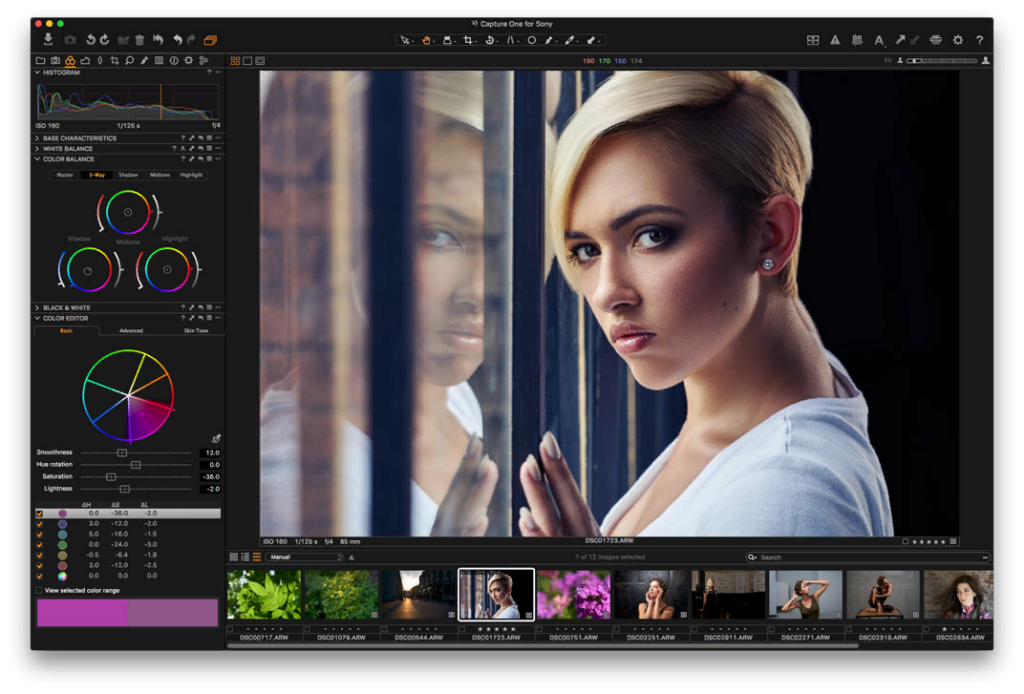 Capture one подключение камеры