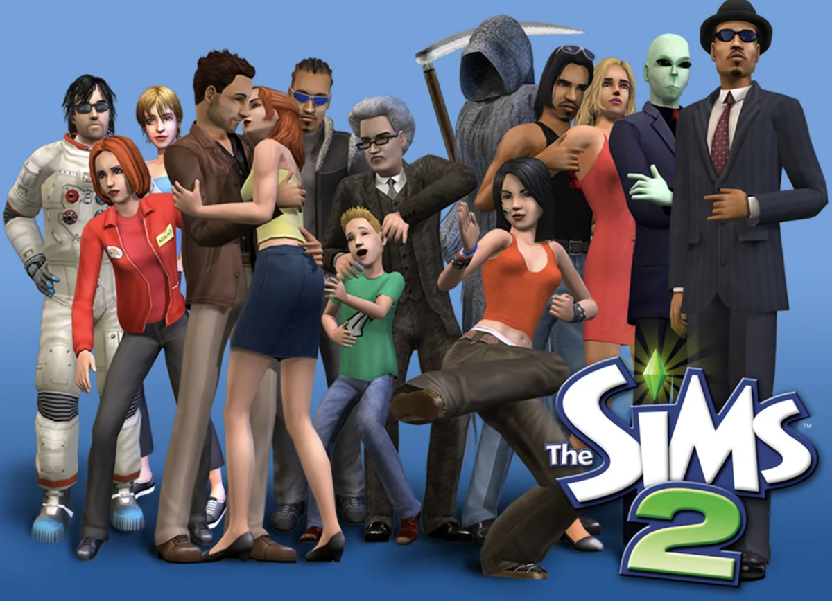 Обложка к игре Sims 2