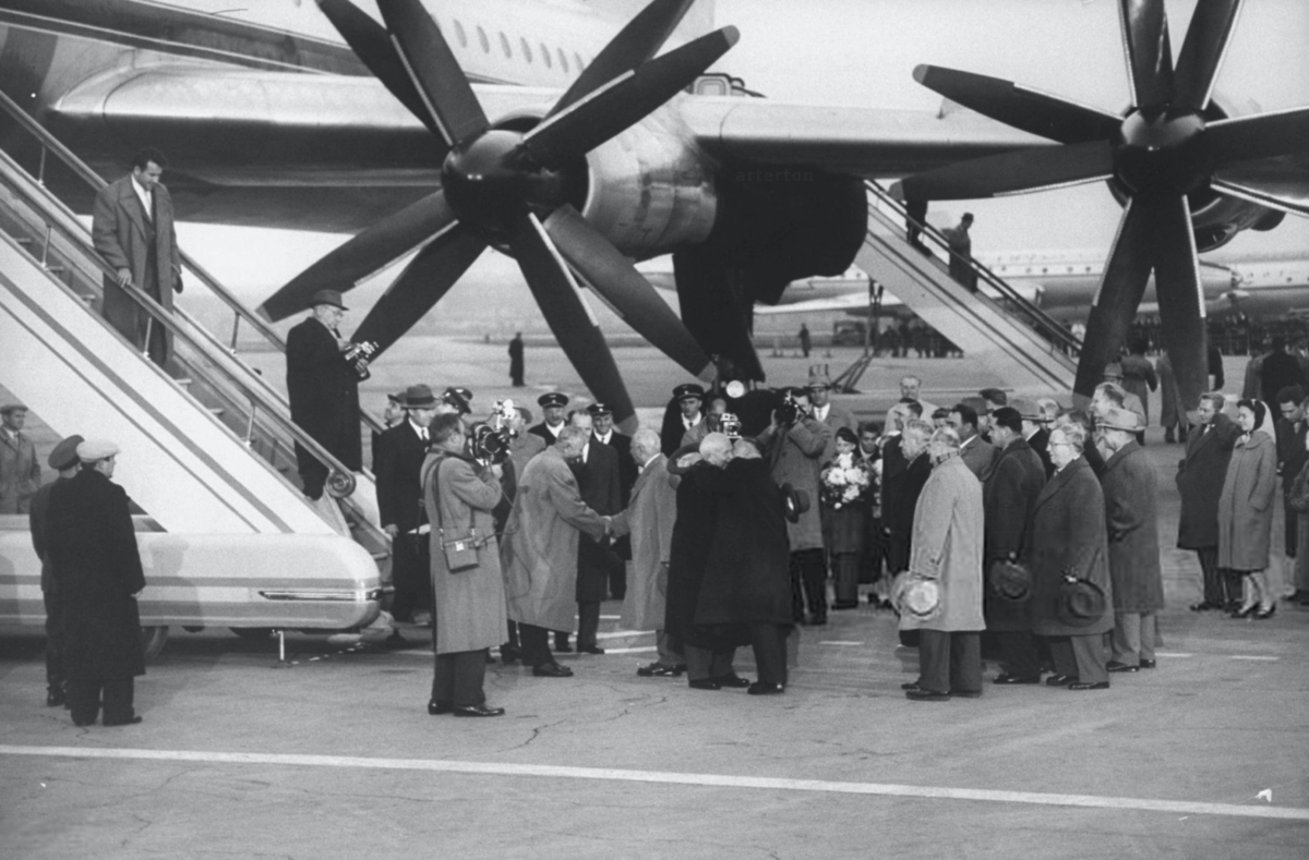 Ту-114 не подвел конструктора, без проблем преодолев расстояние между Москвой и Вашингтоном. 