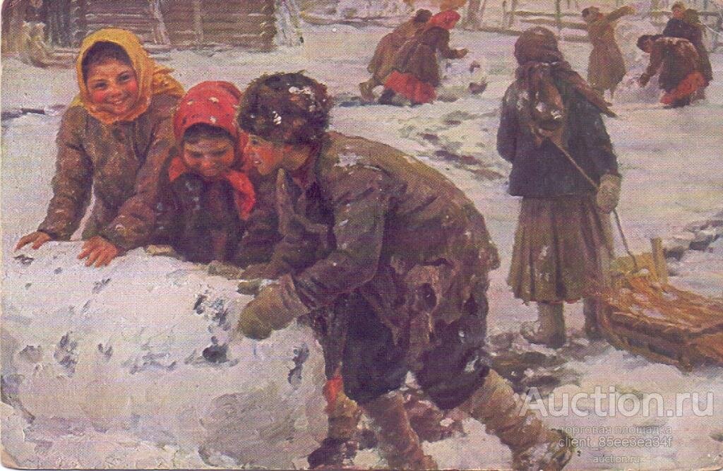 1. Художник Сычков Федот Васильевич. Изображение отсюда: auction.ru