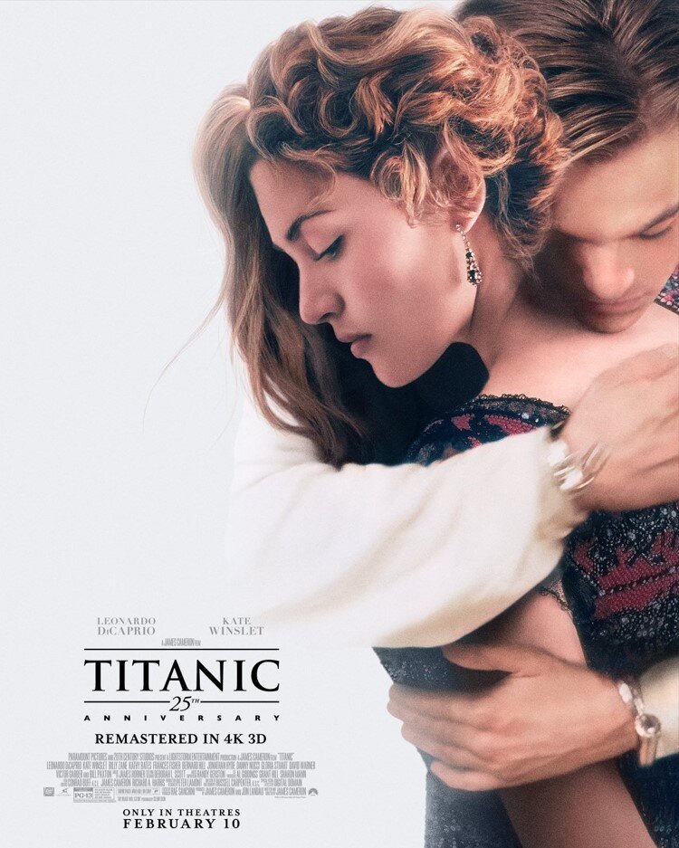    Обновленный постер фильма "Титаник"Соцсети Paramount Pictures