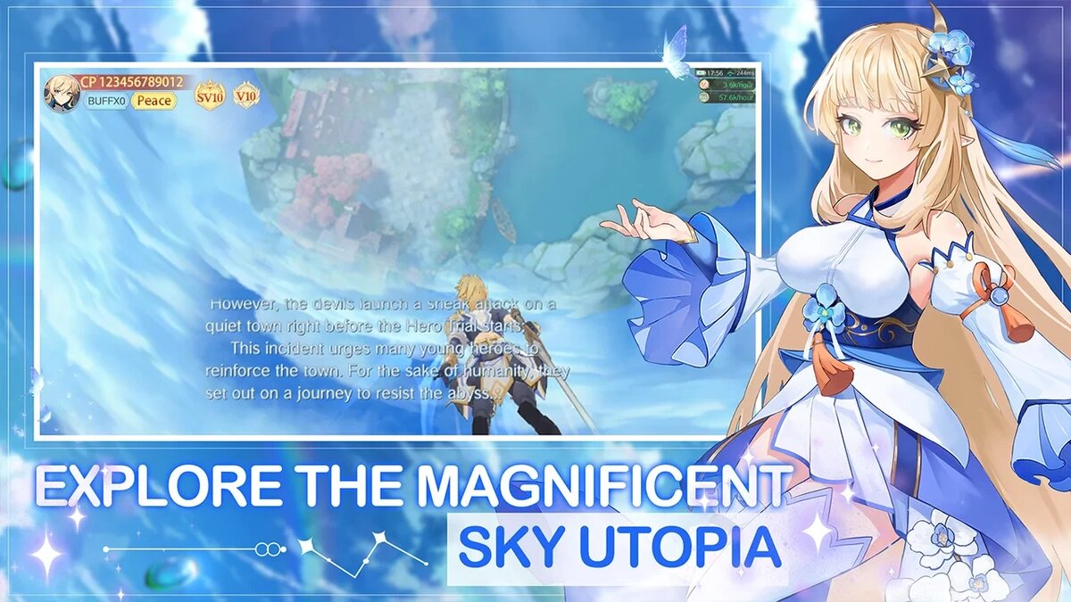 Аниме RPG Sky Utopia запустили на смартфоны | App-Time.ru | Дзен