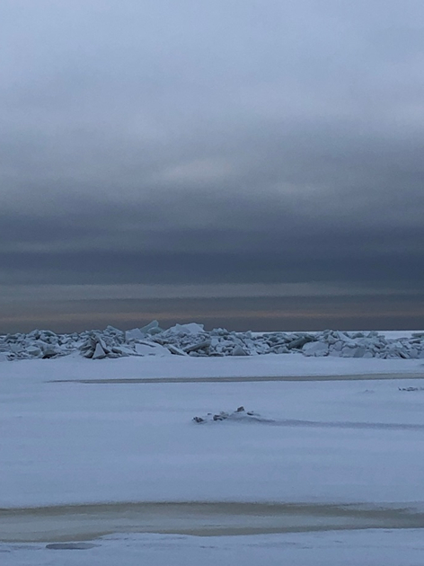 Фото автора. Нет, не Тибет. Финский залив, но тоже «Страна снегов».