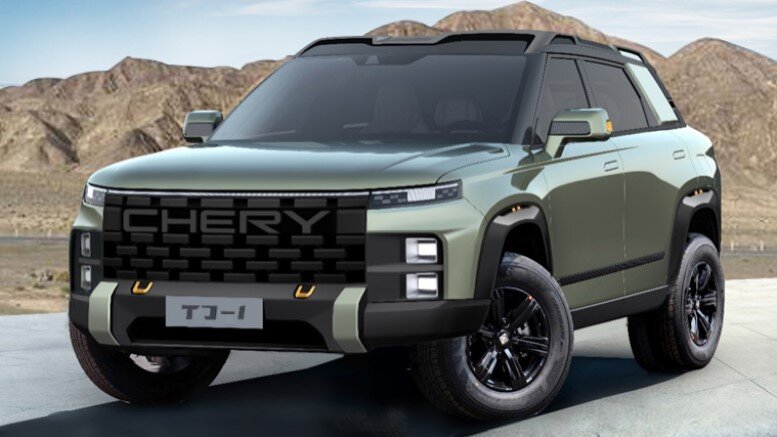 Рендеры нового Chery T1EJ 2023