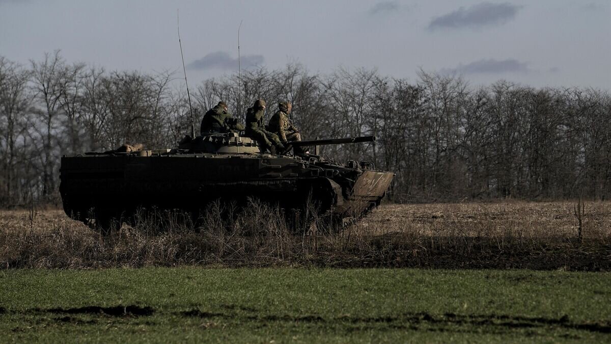    Боевая машина пехоты БМП-3 Вооруженных сил РФ, задействованная в специальной военной операции© РИА Новости / Константин Михальчевский