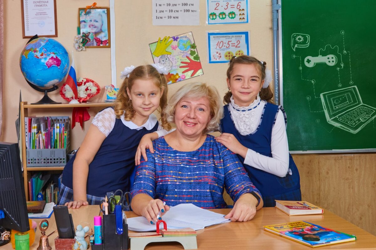 Фото с друзьями и учителем