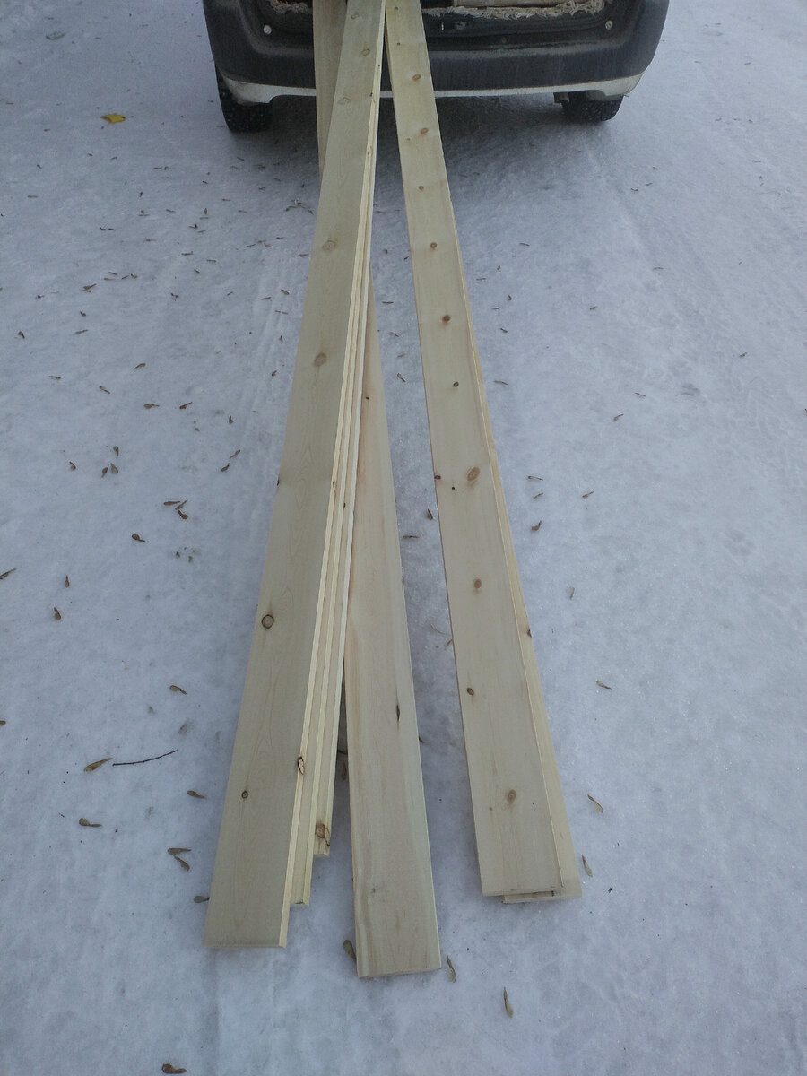 5 шт. По 3 метра вошли в тойота пробокс, остальное пришлось распилить по 1.5 метра.