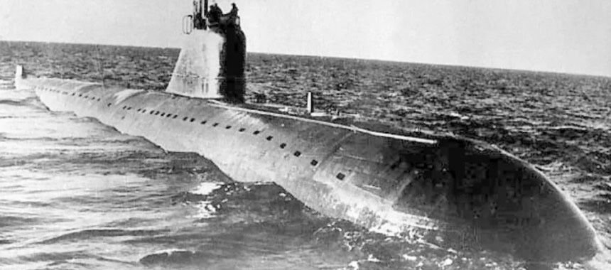 К-27 в боевом походе/ © shipshub.com