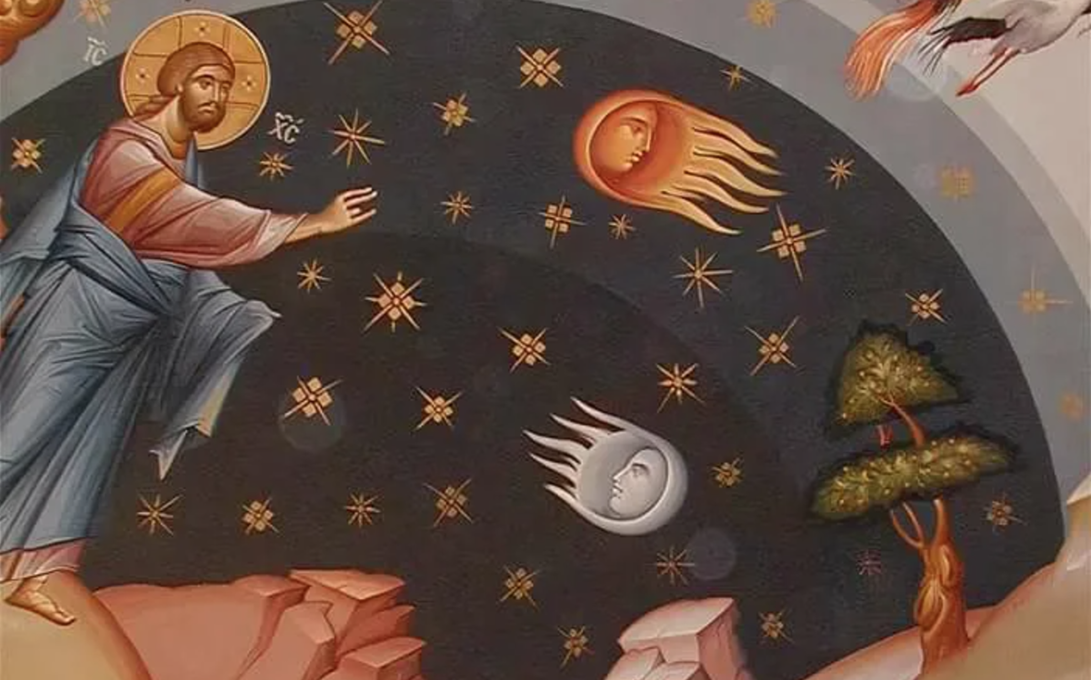 Бог творящее начало. Солнце и Луна в иконографии