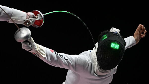    Олимпиада-2020. Фехтование. Мужчины. Шпага. Командное первенство© РИА Новости / Рамиль Ситдиков