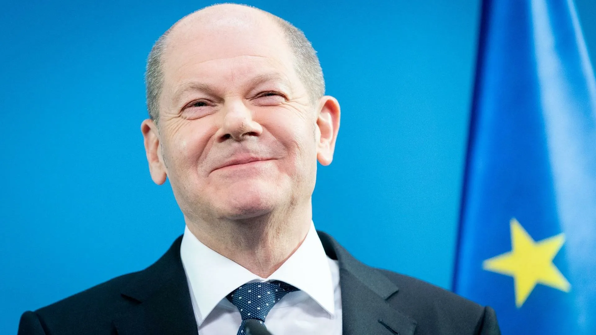 Канцлер Германии Олаф Шольц.