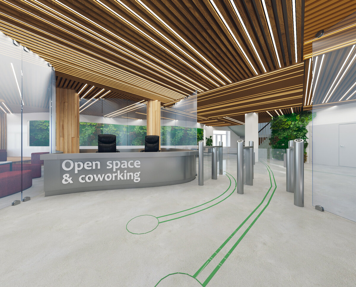 Вид на зону регистрации