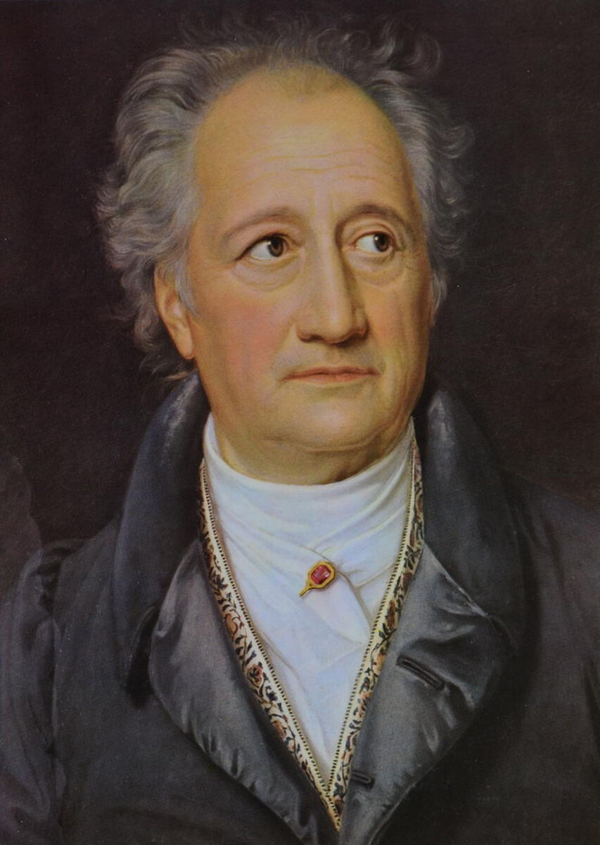 Портрет И.Гете (28 августа 1749 — 22 марта 1832)