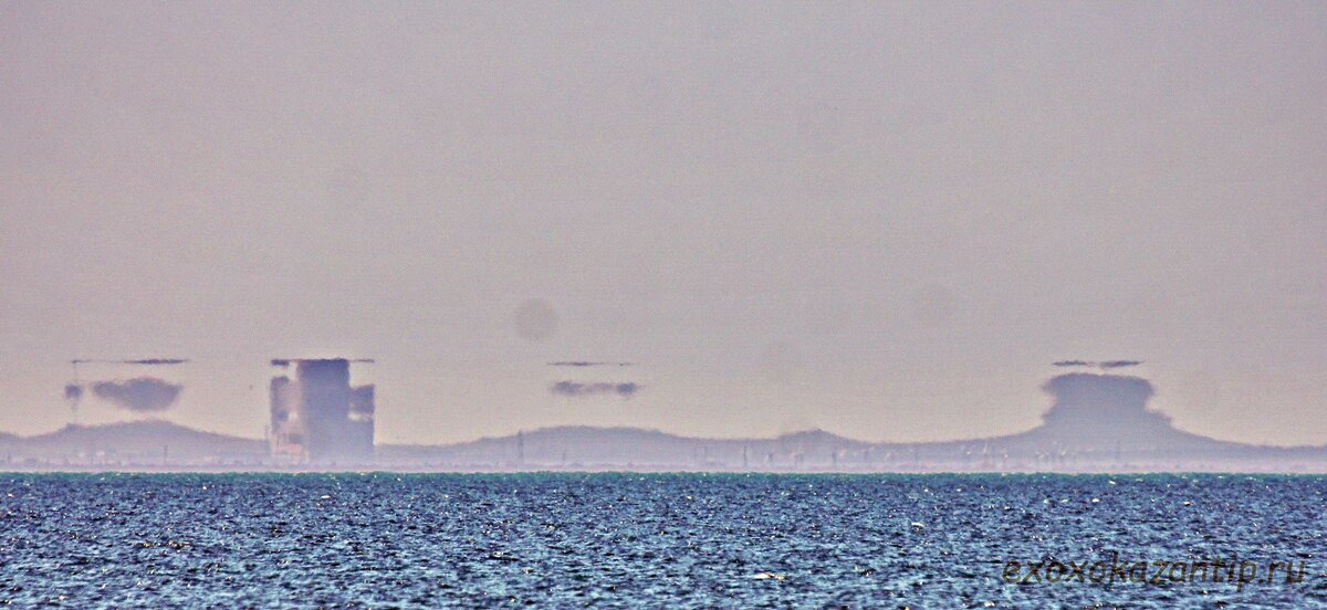 Эффекты миража в океане