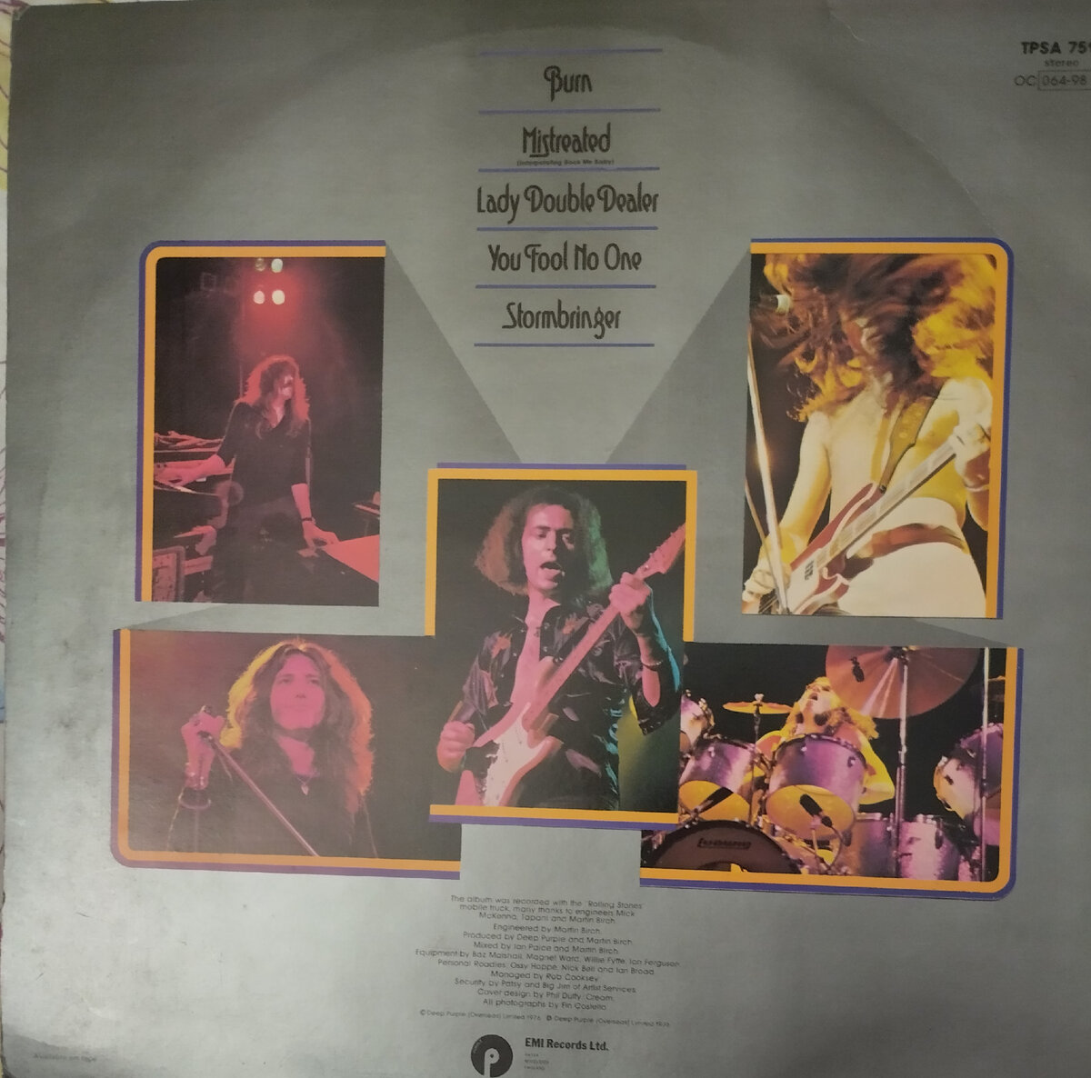 Задняя сторона конверта.