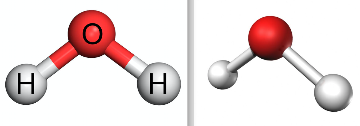 Молекула воды картинка