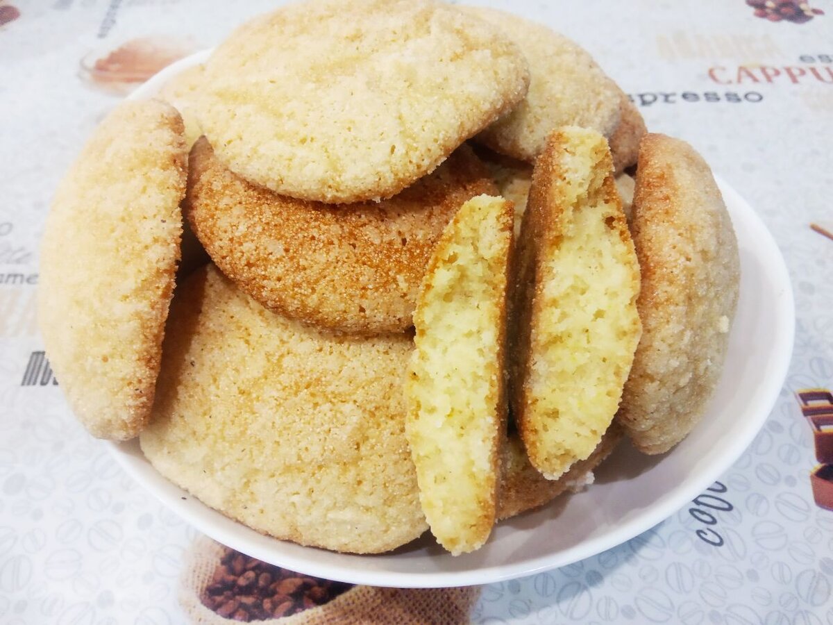 Печенье на манке