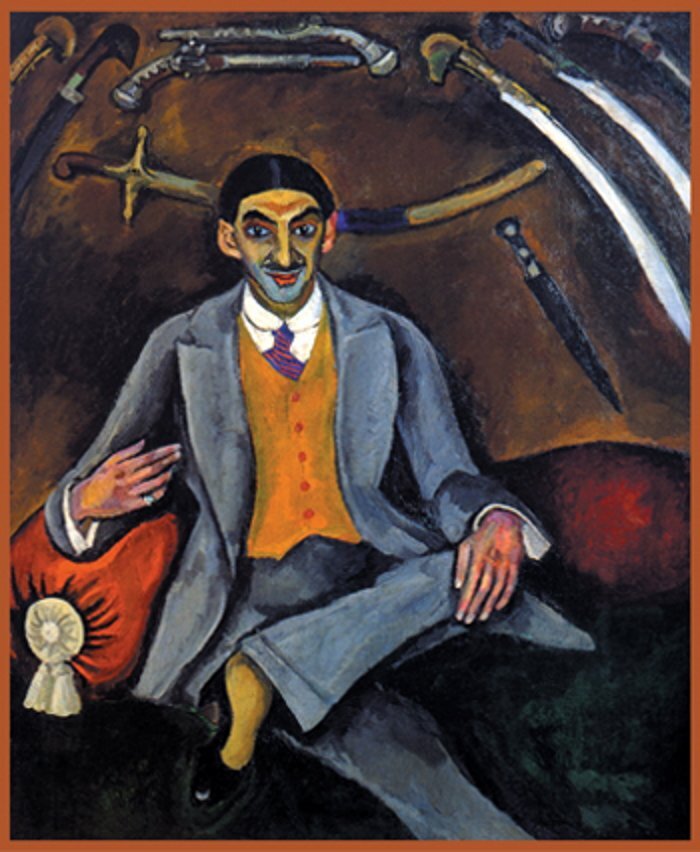 Петр Кончаловский. Портрет художника Георгия Якулова. 1910 год Источник: art.1sept.ru 