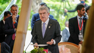 Бах снова выступил против политики в спорте. Приведут ли красивые слова к реальным действиям?  📷
