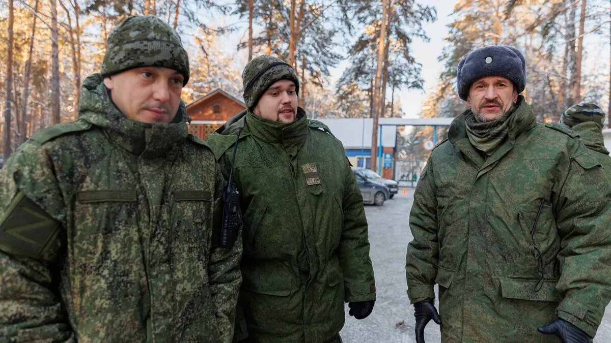 Мобилизованные Роман, Никита и Евгений. Фото: Ирина Шарова / 72.RU