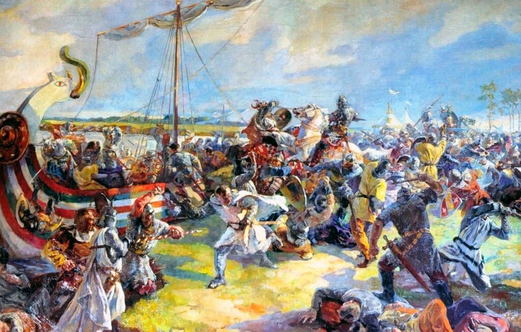 Ю. Трузе-Серова (Терновская) Невская битва.