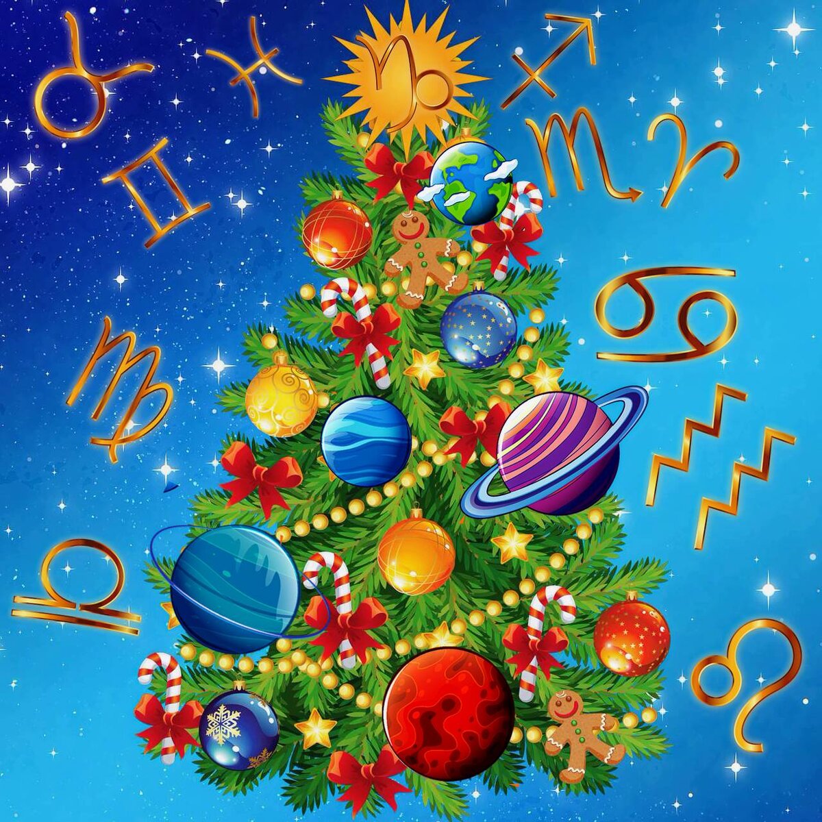 Коллаж автора канала АстроВорон.Мистерии Зодиака