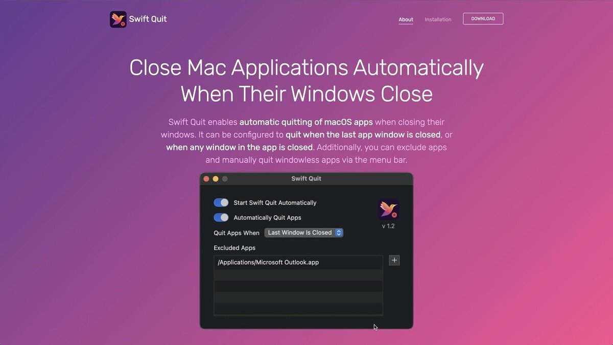 Swift Quit: приложение для Mac поможет завершить работу уже закрытых  приложений | Apple SPb Event | Дзен