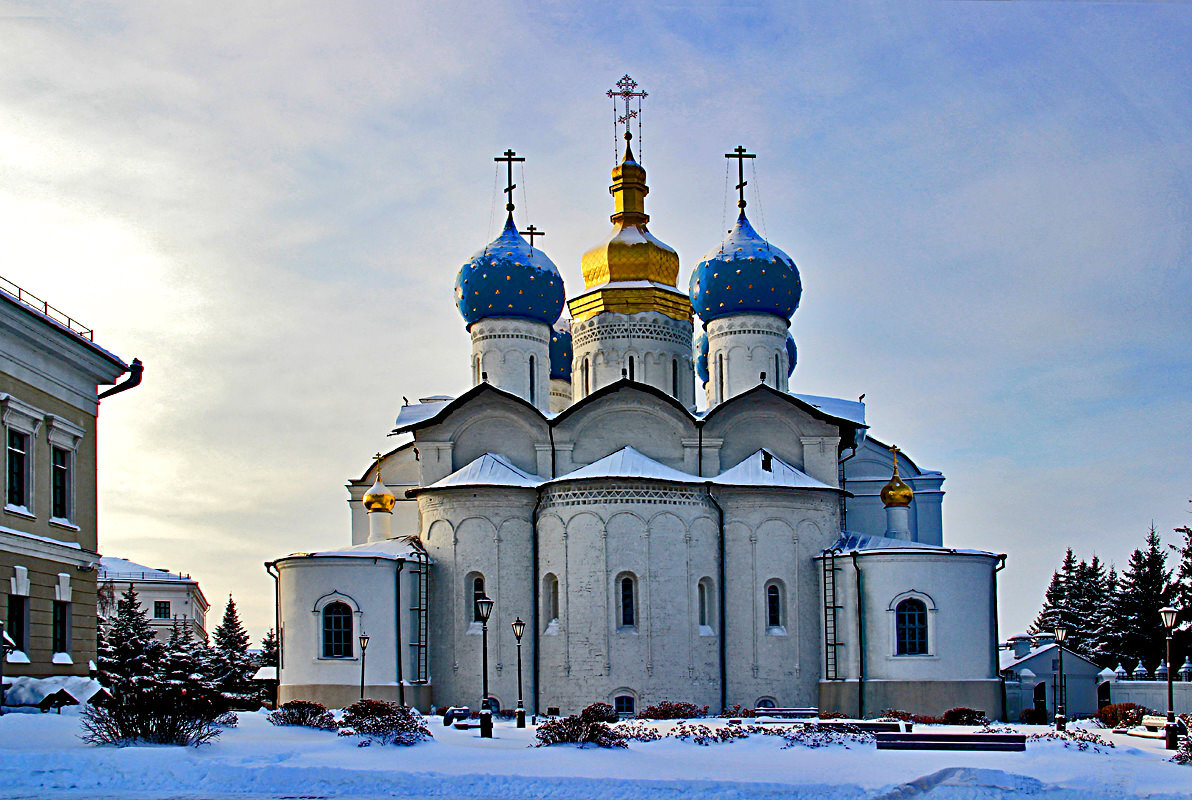 Казанская церковь история. Благовещенский собор Казанского Кремля. Благовещенский собор Казань план. Успенский собор Казань. Успенский собор Казанского Кремля.