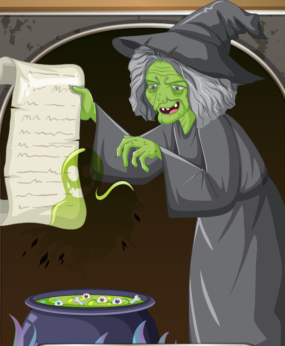 https://www.freepik.com/free-vector/old-green-witch-character-game-card-template_24785360.htm / Image by brgfx</a> on Freepik