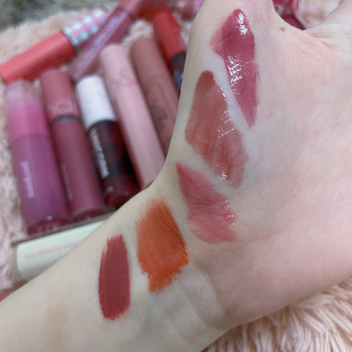 Цвета корейских тинтов