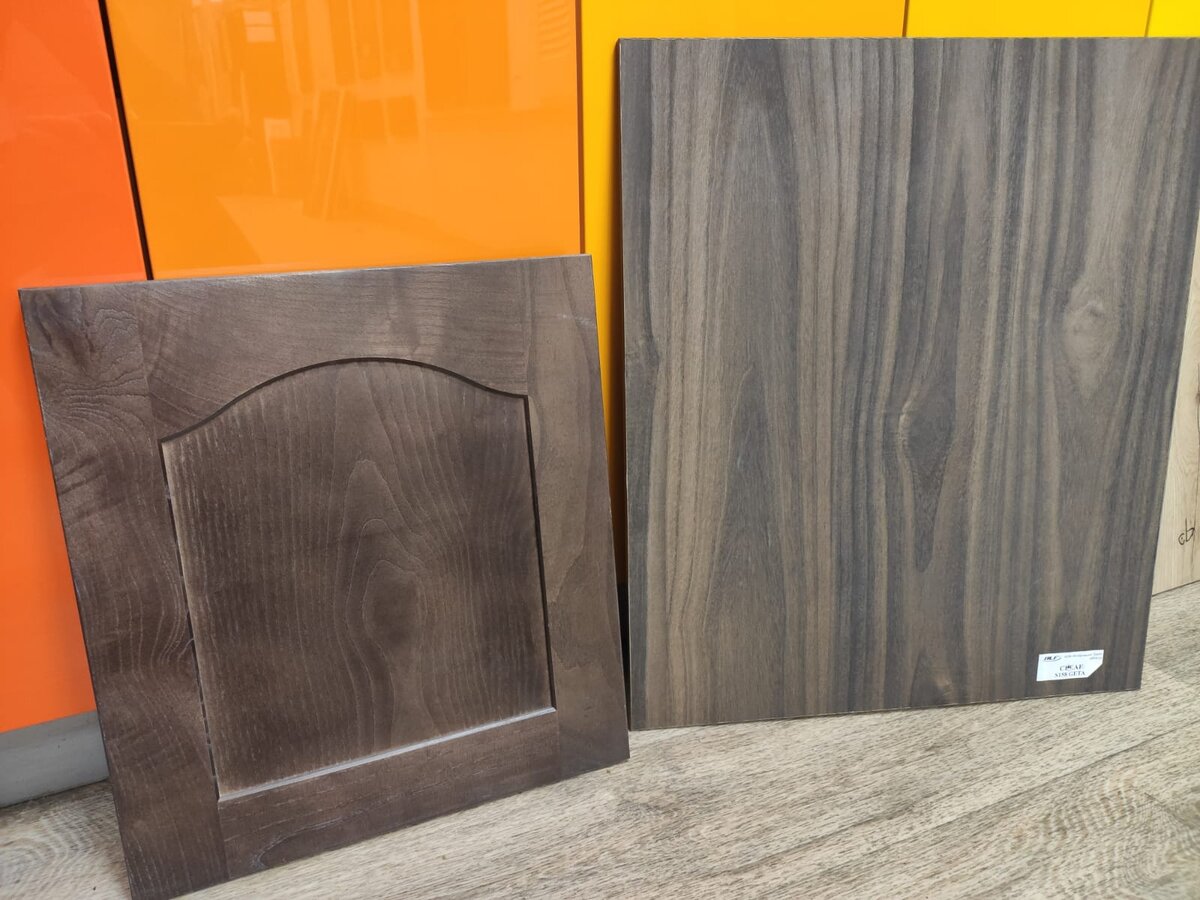 Слева Массив, справа TSS плита Cleaf