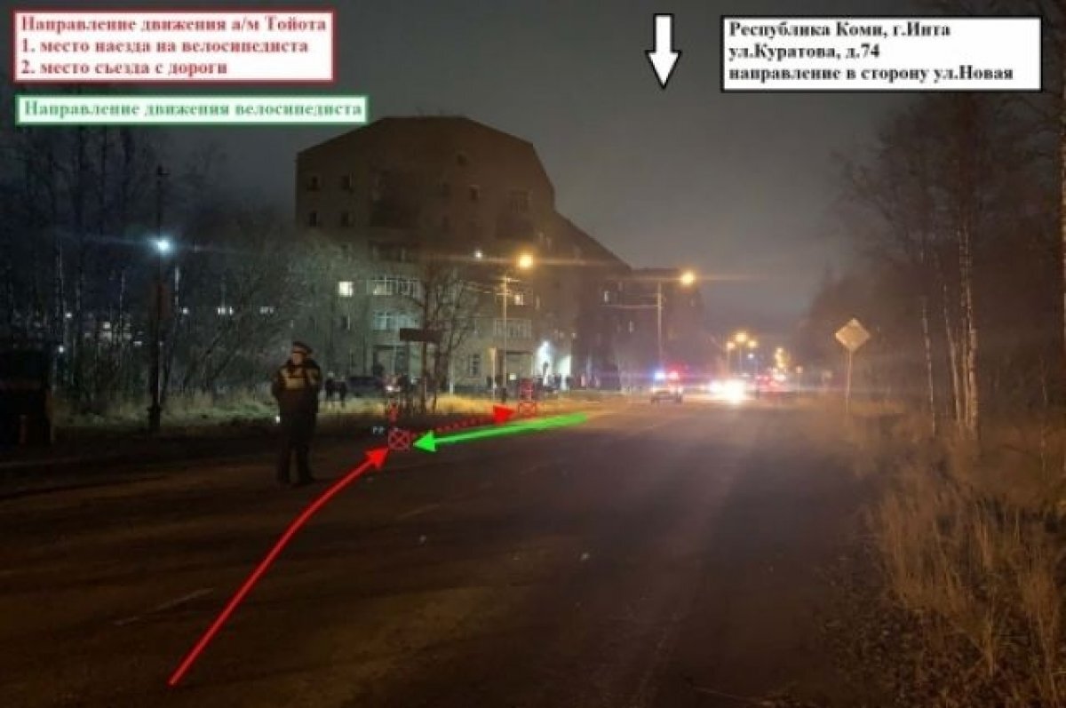    В Коми 21-летнего водителя будут судить за смертельное ДТП с велосипедистом