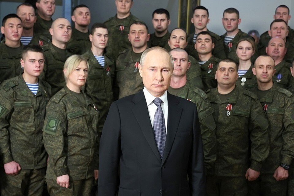     Тимофей Матвеев из ЕАО принял участие в новогоднем поздравлении президента России. Фото: kremlin.ru.
