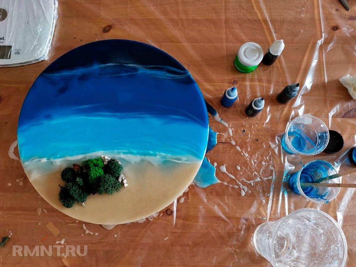 Море из эпоксидной смолы