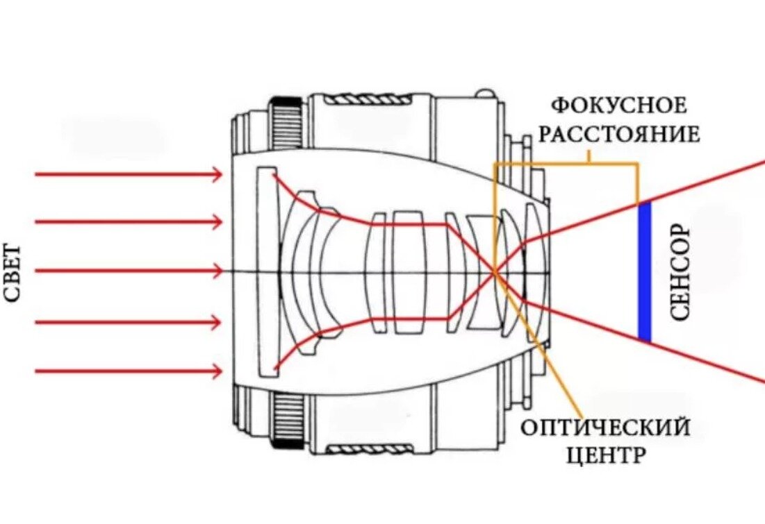 Каково увеличение объектива фотоаппарата если изображение предмета высотой 2