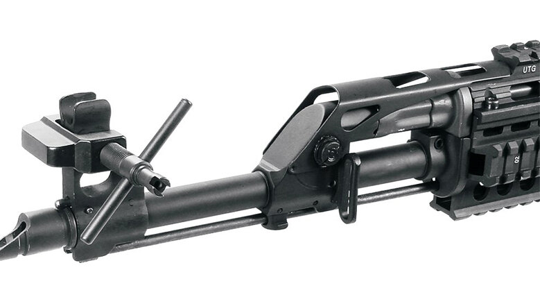 Регулировка мушки по горизонтали с помощью мушковода