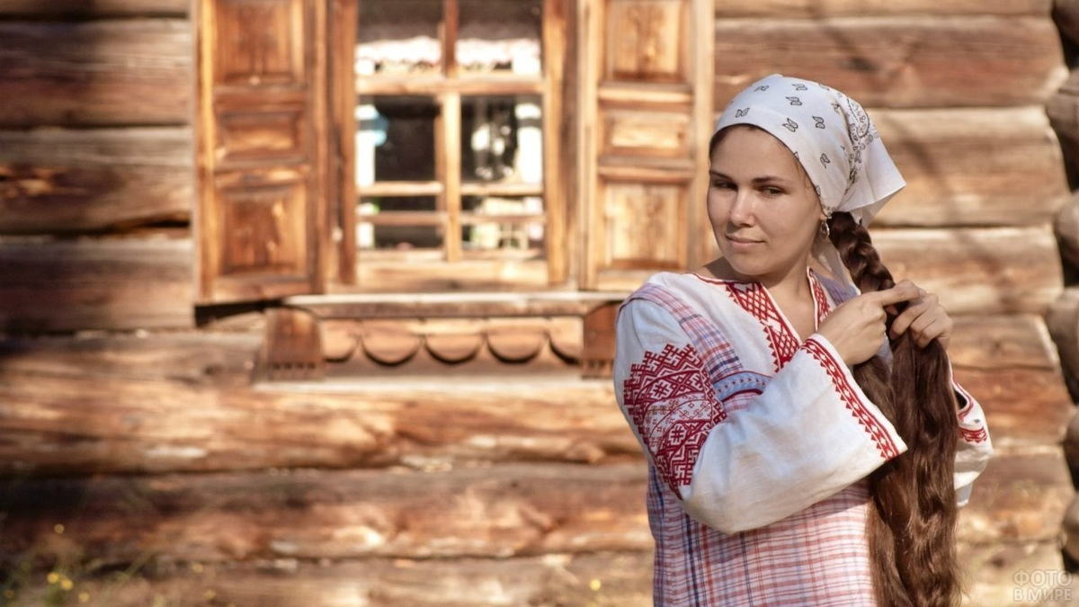 Русские бабы с волосами. Славянские женщины. Русские красавицы. Образ русской девушки.