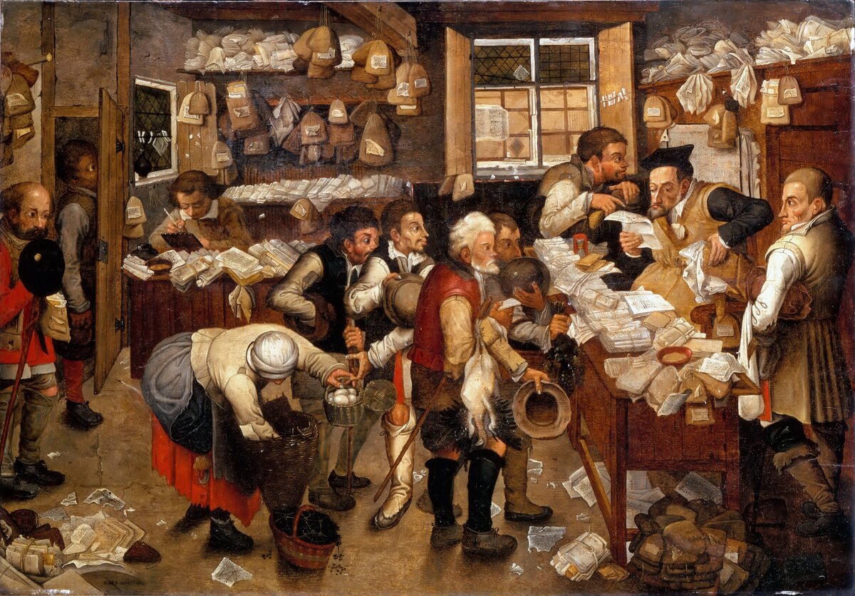                                              Сборщик налогов, Питер Брейгель Младший, 1617