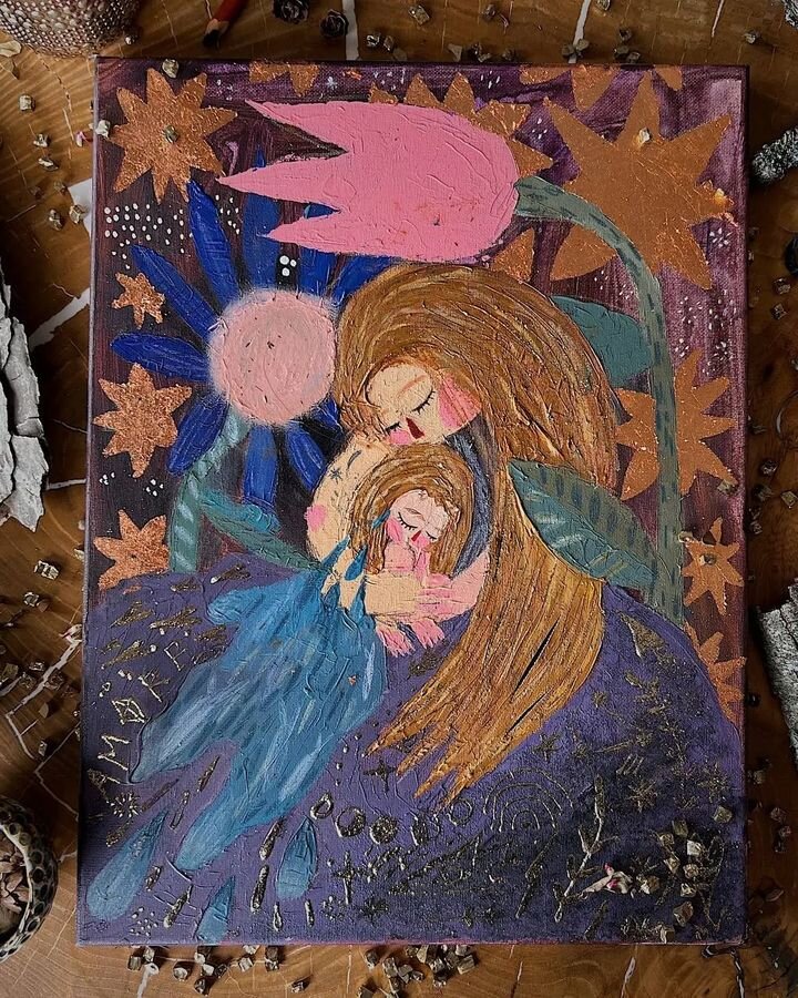 Пастель может дополнить акварель, акрил, очень приятный и тактильный материал