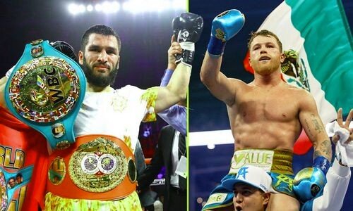 Артур Бетербиев и Сауль Альварес.