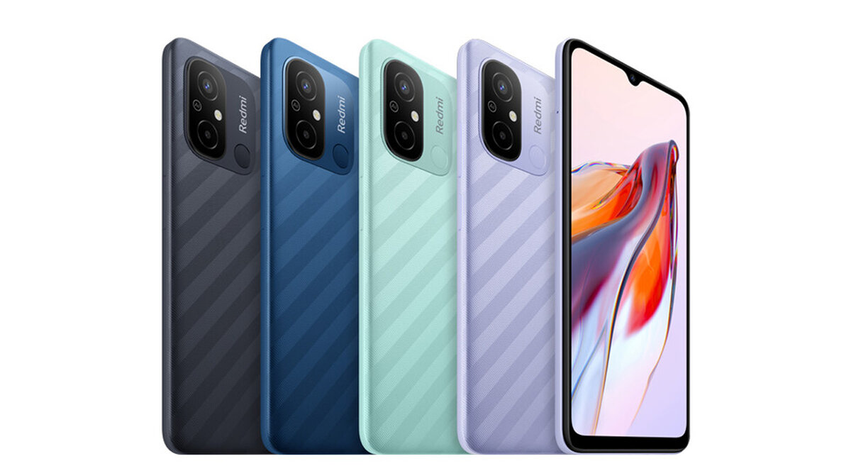 Redmi 12C выпускается в нескольких цветах. (Источник изображения: Xiaomi) 