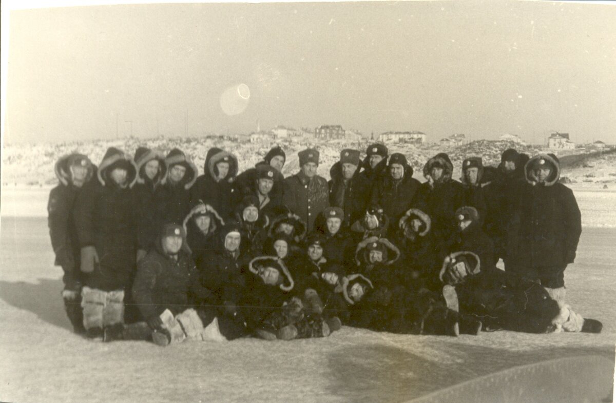  Группа освоения ледовых аэродромов. О. Диксон. 1964 г.