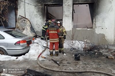    Пожар в нежилом здании в городском округе Шатура © Сайт Главного управления МЧС России по Московской области