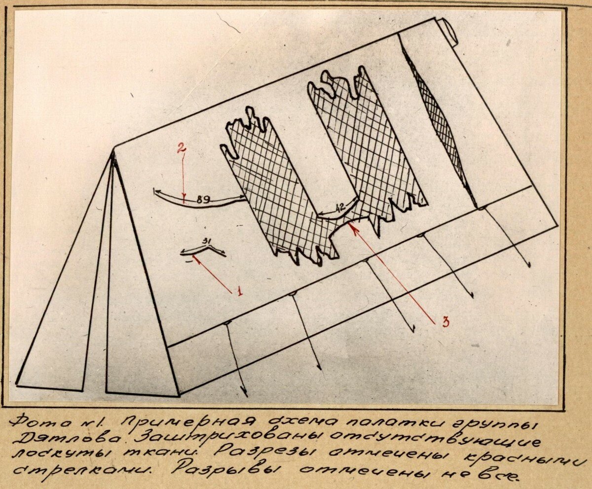 По следам техногенной гибели группы Дятлова. Вопрос знатокам: ПАЛАТКУ ...