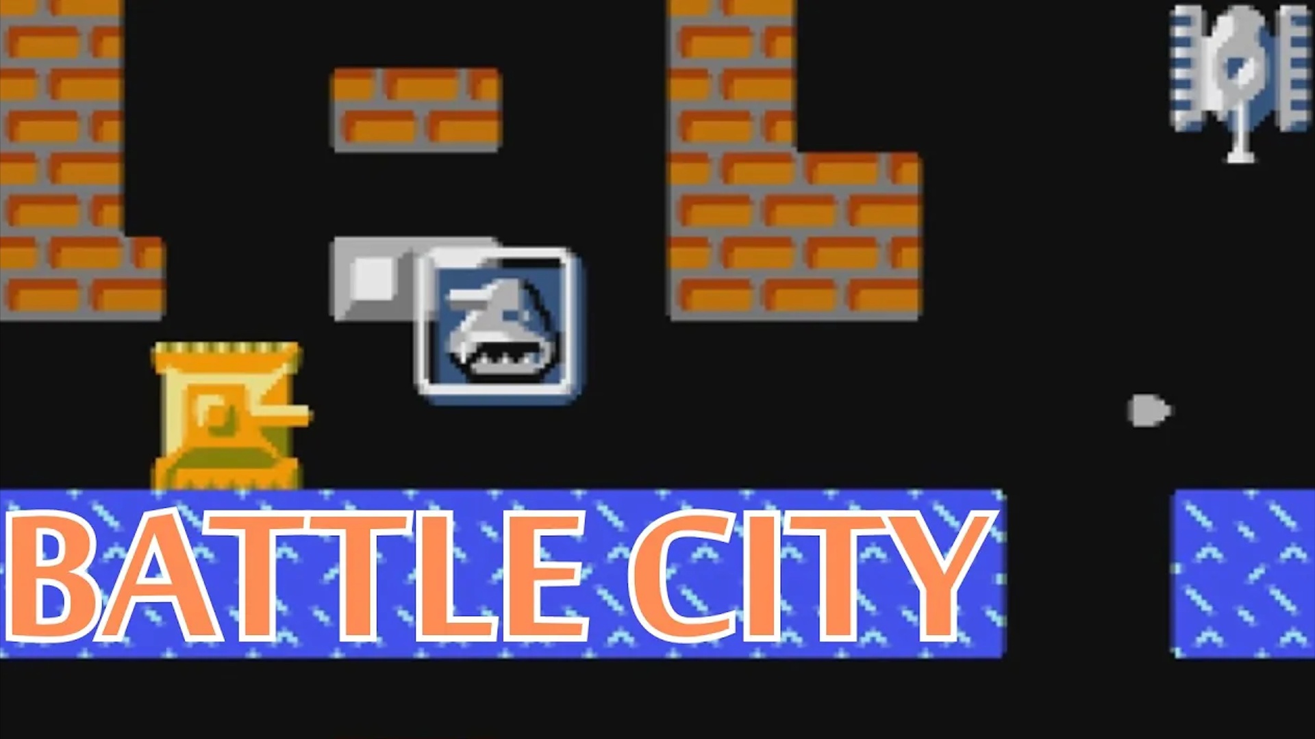 Battle City - Танчики - 35 уровней - (NES - Famicom - Dendy - 8 bit) -  Прохождение классической версии танчиков на Денди - Батл Сити