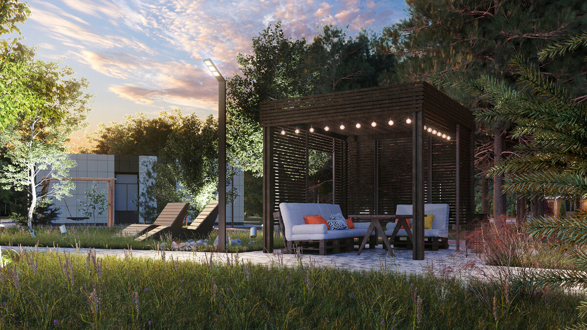 Прогулочный бульвар ЖК «Времена года». 